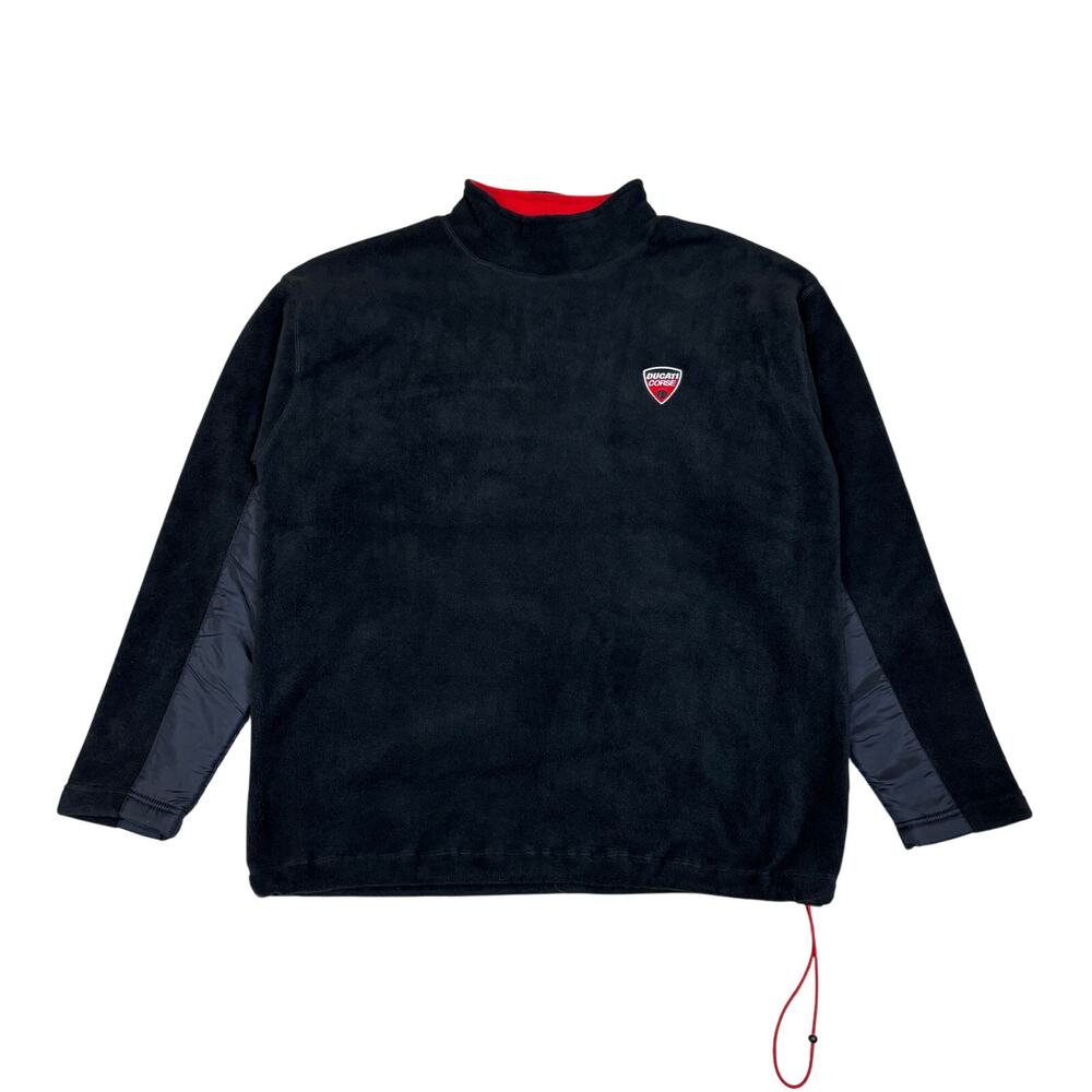 Vintage Y2K Ducati Corse SBK Superbike Racing Fleece Pullover Large